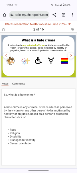 Urgent - clarity over hate crime laws