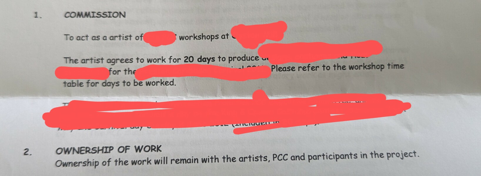 copyright issue with TV show