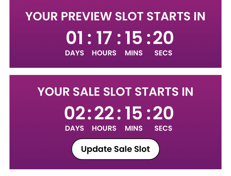 No Next sale preview