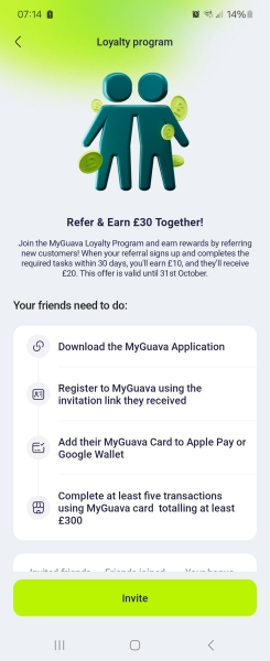 £20 Free with MyGuava - Refer & Earn £30 Together