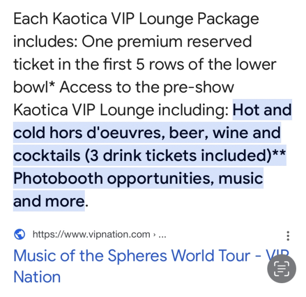 Coldplay presale