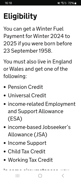 To give you the pensioners facts