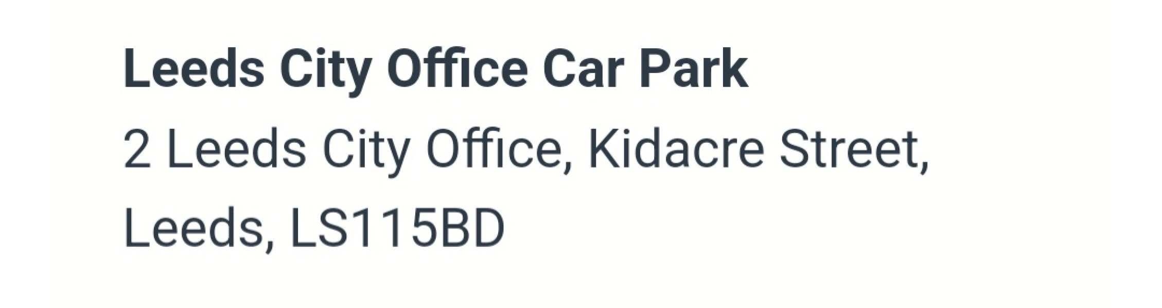 Leeds parking, please help!