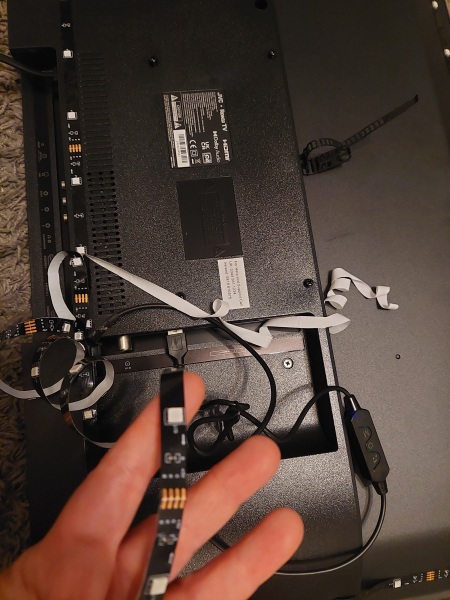 LED strip lights for TV. Can I cut them to size