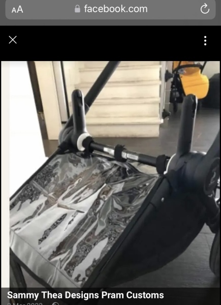 Keeping pram basket and bag dry in the rain??