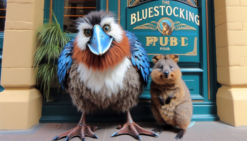 Les Bas Bleus, The Bluestocking...