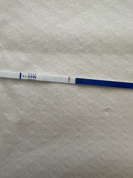 Evaporation line or faint positive?