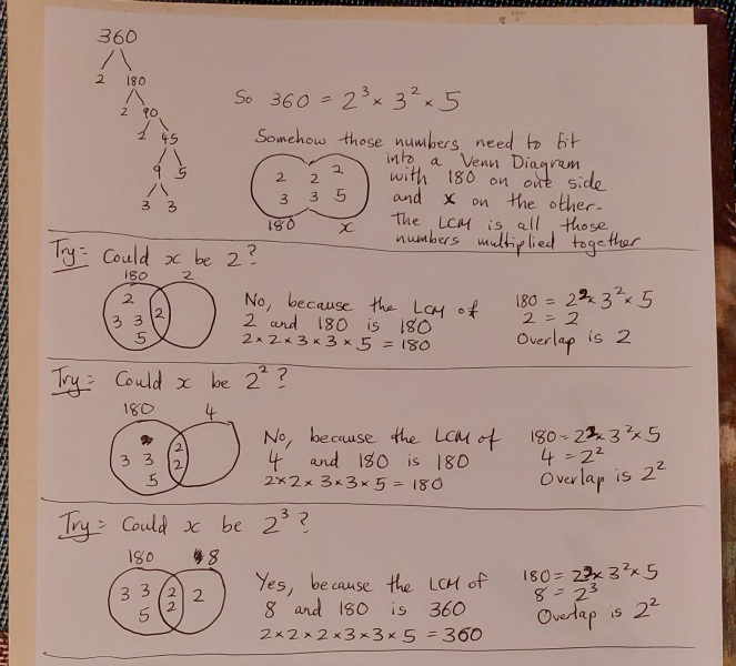 Maths help - LCM