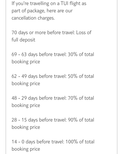 Refund for tui holiday in 3 weeks??
