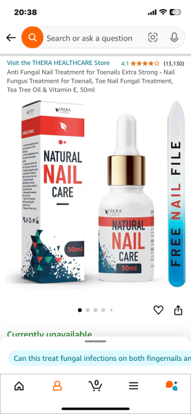 Toe nail fungus?