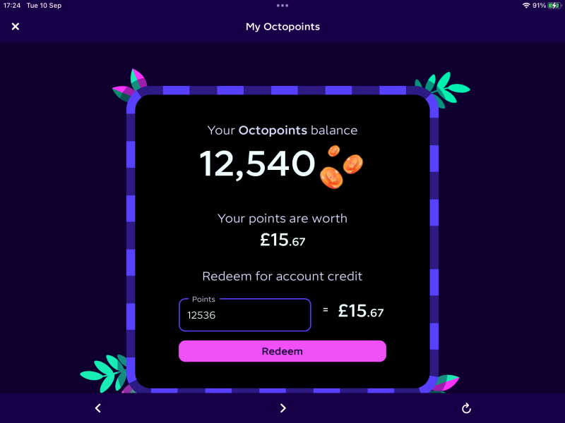 Has anyone used Octopus Energy Reward scheme called OctoPlus?