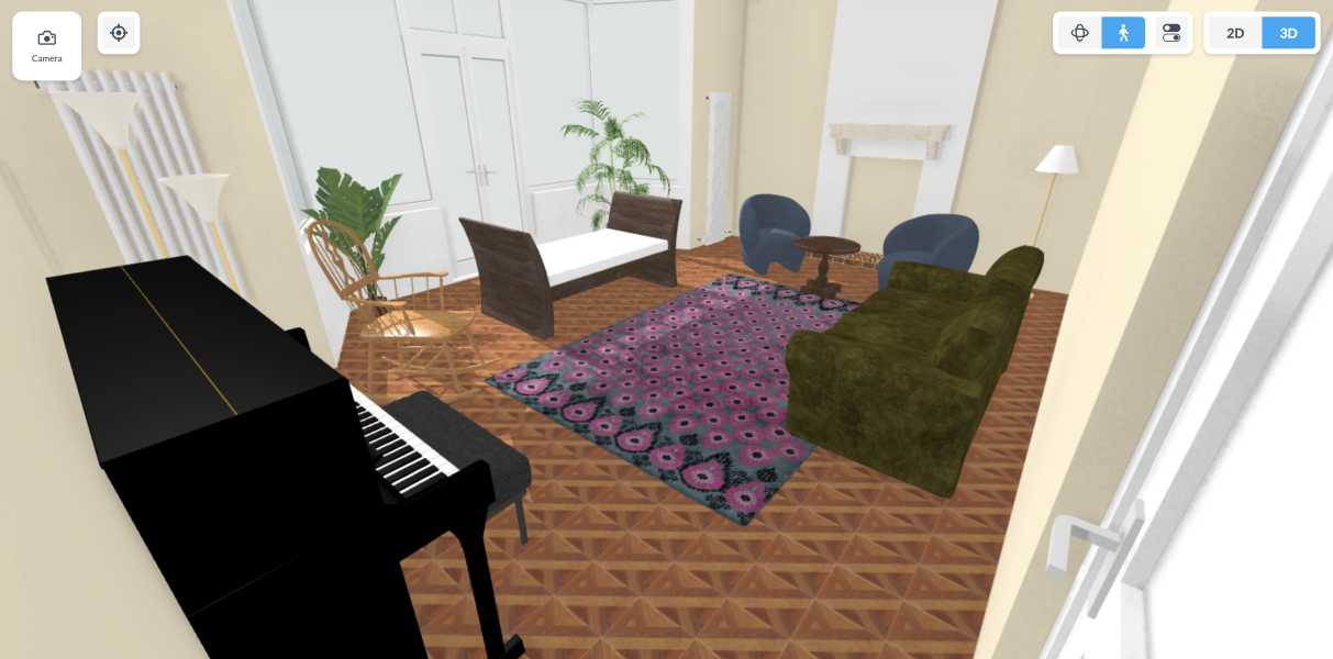 How would you do up this living room?