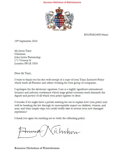 John Lewis 'allows trans women into bra-fitting rooms' as retailer hit by furious gender row