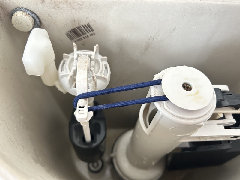 To ask about how to deal with loo plumbing issues? House sitting and loo is constantly running (but not overflowing or anything!)