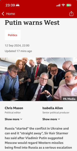 Wtf with this weird Keir Starmer pic on BBC news