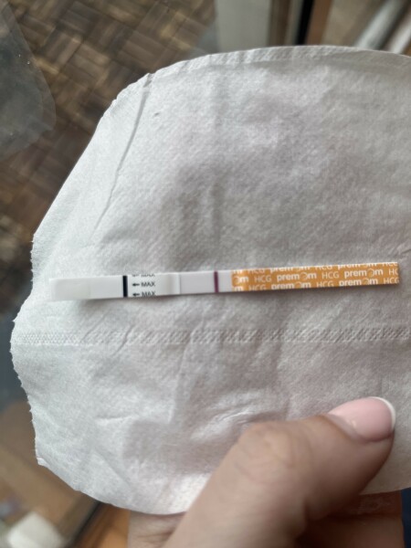 Do you see a faint line?