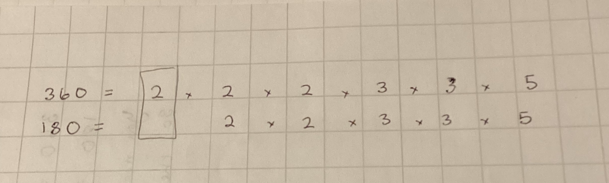 Maths help - LCM