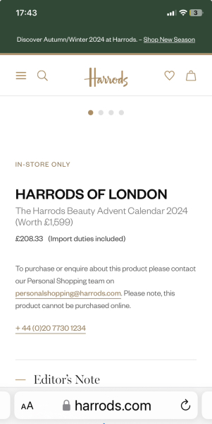 Beauty advent calendars 2024 #3