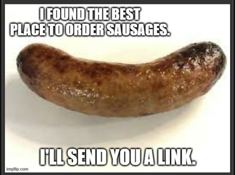 My sausage vanished