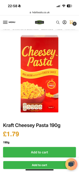 Cheesy pasta