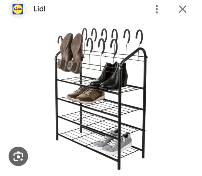 Shoe organizing for big family teeny home