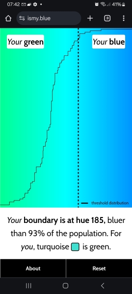 Do people just not know what Turquoise is?