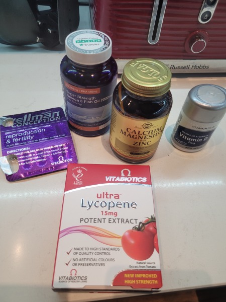 Male factor infertility supplements , help please!