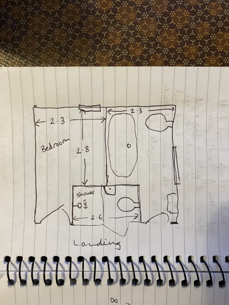 4 beds, 2 bathrooms vs 5 beds 1 bathroom (or….?)