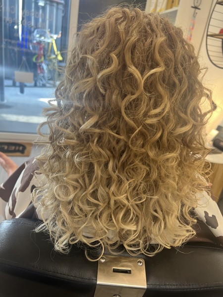 Curly haircut was worth the money!