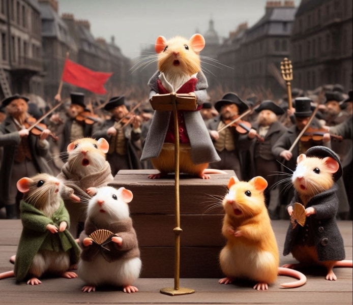 Les Bas Bleus, The Bluestocking...