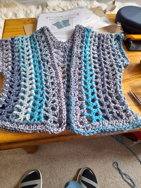 It's crochet,  knit and natter thread 11. So much yarn we need a yarn barn.