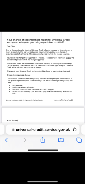 Carers element pack pay