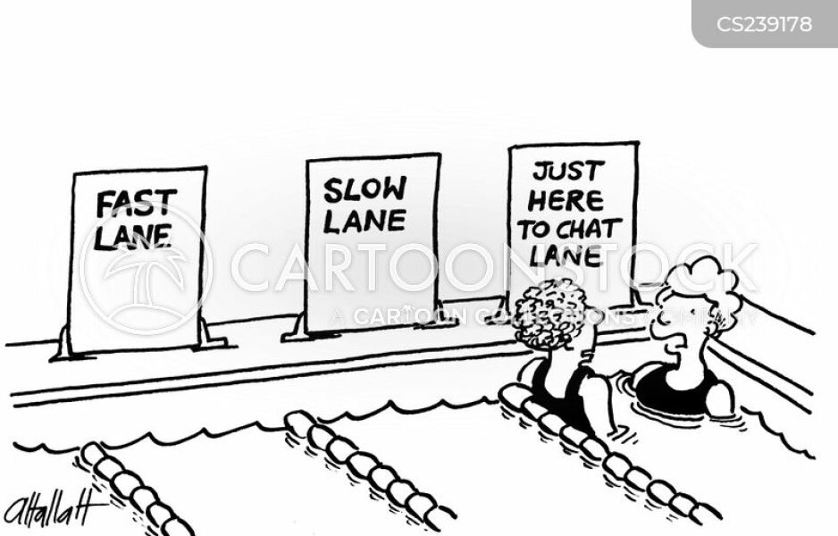 AIBU to think that if you are not swimming, you should get out of a swimming lane?
