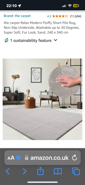 good thick LARGE rugs e.g. jute rugs
