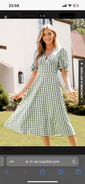 Help me find this Gingham dress