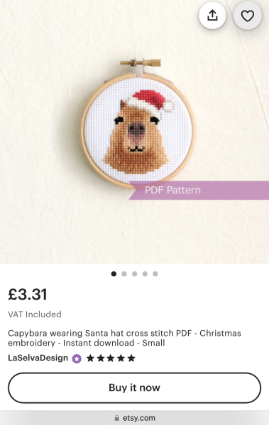 Christmas crosstitch card design ideas