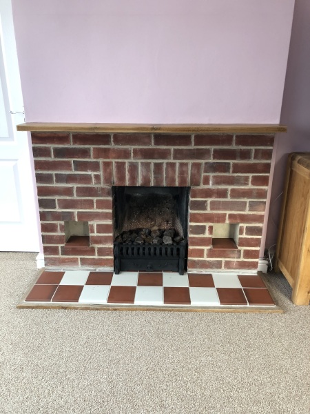 Removing and replacing a gas fire