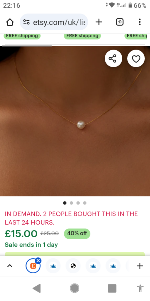 Necklace clasp rotates