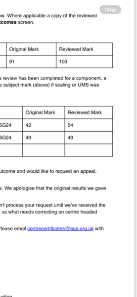 Y11 2023/24 thread 5 - results!