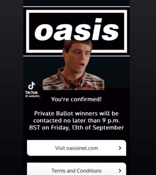Oasis ballot