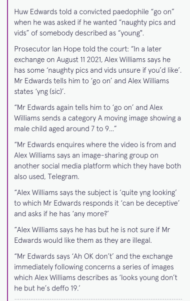 Huw Edwards Sentencing