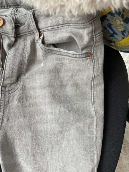 Splashed bleach on my new jeans. Can I get it out?