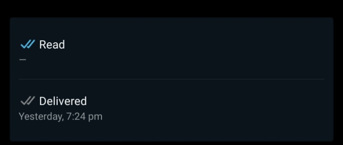 What does this mean on WhatsApp?