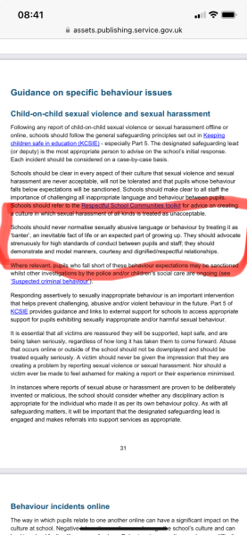 School banning banter
