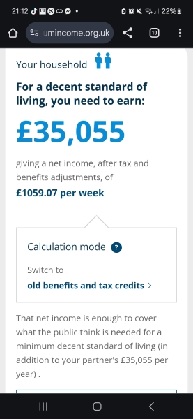 What do you think is a ‘good’ income these days for…