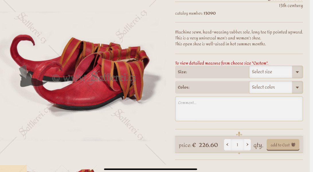 What’s this shoe trend? Medieval jester?