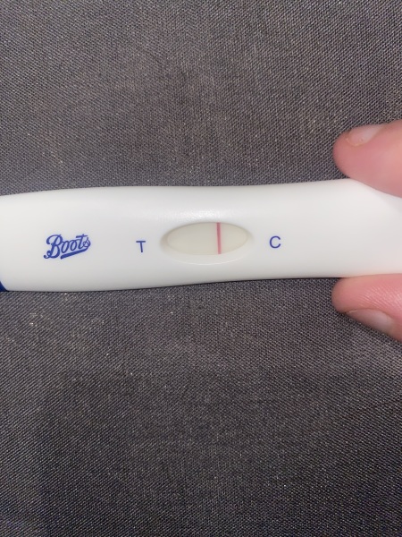 Clear blue test. Evap line or positive