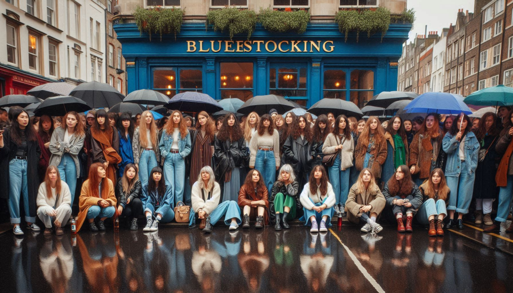 Les Bas Bleus, The Bluestocking...