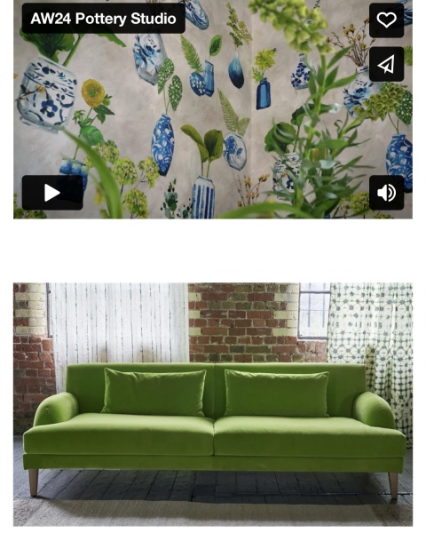 What wall colour to go with lime green sofa?