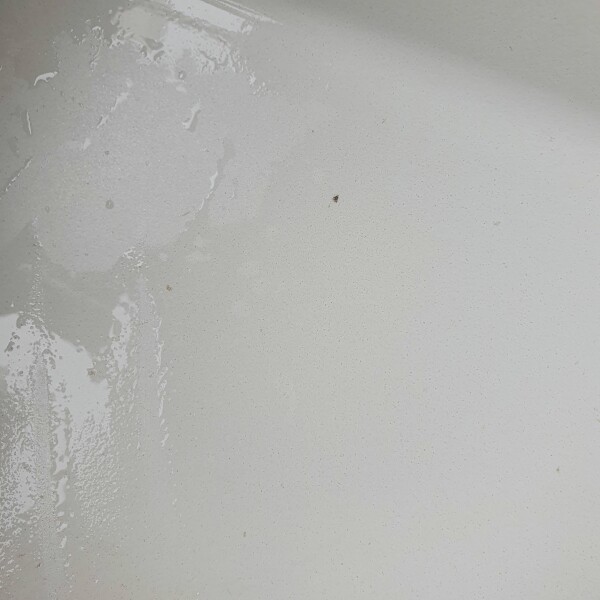How to get restore smack black marks/scratches/indents on white composite sink